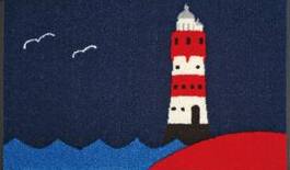 Gulvmåtte Leuchtturm 50x75cm