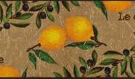 Dørmåtte Le Citron 60x180cm