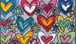 Dørmåtte With Love, all things are possible 50x7
