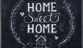 Dørmåtte Chalky Home 50x75cm