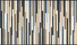 Måtte Mikado Stripes nature 75x190cm