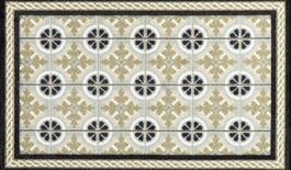 Dørmåtte Kitchen Tiles 75x120cm