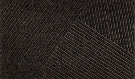 Måtte DUNE Stripes dark brown 45x75cm