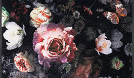 Dørmåtte Night Roses 50x75cm