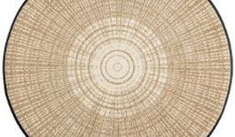Gulvmåtte Cascara beige 115x115cm