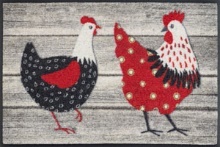 Dørmåtte Chicken Farm 50x75cm