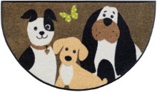 Måtte Round Dog Trio 50x85cm