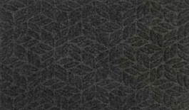 Måtte DUNE Leaves Dark Grey 45x75cm