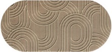 Gulvmåtte Sand Twist 50x90cm