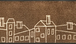 Gulvmåtte Linecity 35x75cm