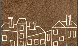 Gulvmåtte Linecity 50x75cm