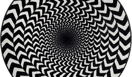 Dørmåtte Circle of Illusion 115x115cm