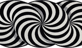 Dørmåtte Infinity Swirl 60x140cm
