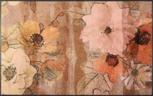 Dørmåtte Retro Roses 75x120cm