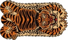 Måtte Dragon Tiger 90x150cm