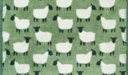 Dørmåtte Flock Green 60x85cm