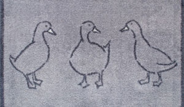 Gulvmåtte Ducks 60x85cm