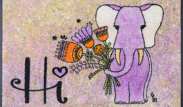 Gulvmåtte Lucky Elephant 50x75cm