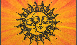 Dørmåtte Kiss the sun 50x75cm